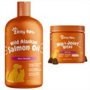 Zesty Paws Mobility Bites Hip & Joint Support + Wild Alaskan Salmon Oil Skin & Coat Support Dog & Cat Supplement