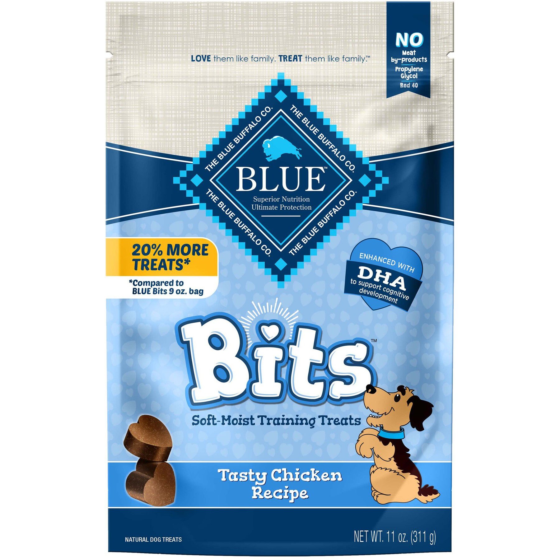 BLUE BUFFALO Blue Bits Tasty Chicken Recipe Soft Moist Training Dog Treats 11 oz bag Chewy