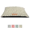 Majestic Pet Charlie Personalized Pillow Cat & Dog Bed, Beige Metallic, Small/Medium