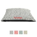 Majestic Pet Charlie Personalized Pillow Cat & Dog Bed, Gray, Small/Medium
