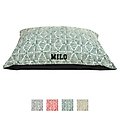 Majestic Pet Charlie Personalized Pillow Cat & Dog Bed, Emerald, Large