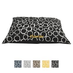 Majestic Pet Fusion Personalized Pillow Cat & Dog Bed, Black, Small/Medium