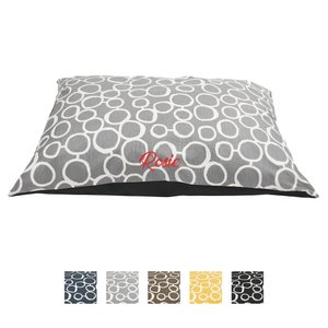 Majestic Pet Fusion Personalized Pillow Cat & Dog Bed, Gray, Large