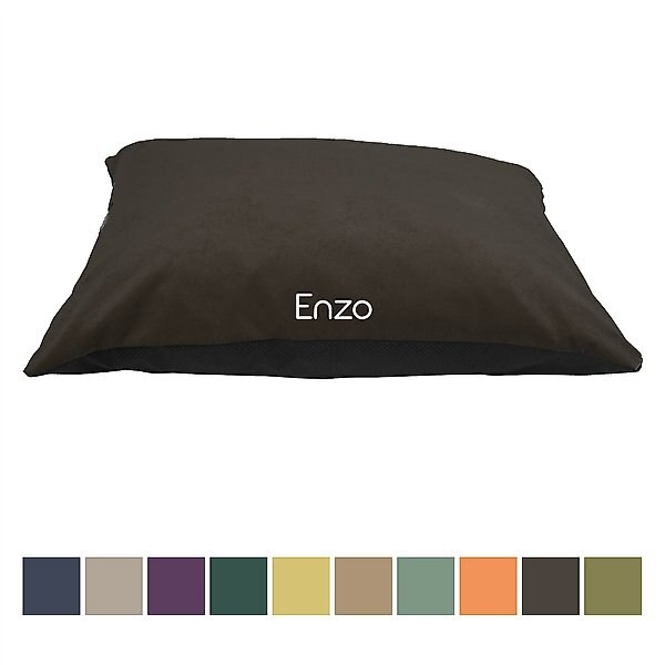 Majestic Pet Villa Personalized Pillow Cat & Dog Bed, Storm, Small/Medium slide 1 of 6