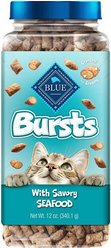Blue Buffalo Indoor Health Chicken & Brown Rice Recipe Adult Dry Food + Bursts with Savory Seafood Cat Treats slide 2 of 9