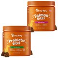 Zesty Paws Probiotic Bites Digestion Pumpkin Flavor Soft Chews Supplement + Salmon Bites Skin & Coat Dog Supplement
