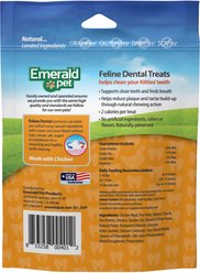 Emerald Pet Feline Dental Treats with Chicken Cat Treats, 3-oz bag, pack of 4 slide 2 of 7