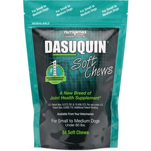 Nutramax Dasuquin Hip & Joint Soft Chew Joint Supplement for Small to Medium Dogs, 168 count