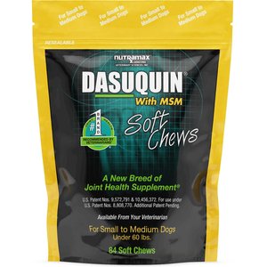 Nutramax Dasuquin Soft Chews Joint Health Supplement for Small & Medium Dogs, 168 count
