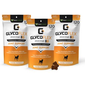 VetriScience GlycoFlex Stage III Chicken Flavored Soft Chews Joint Supplement for Dogs, 360 count