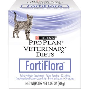Purina Pro Plan Veterinary Diets FortiFlora Powder Digestive Supplement for Cats, 60 count