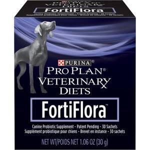 Purina Pro Plan Veterinary Diets FortiFlora Powder Digestive Supplement for Dogs, 90 count