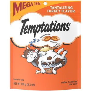 Temptations Tantalizing Turkey Flavor Cat Treats, 6.3-oz bag, bundle of 6