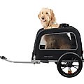 Retrospec Rover Waggin Dog & Cat Bike Trailer, Black