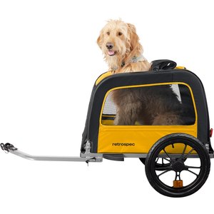 Retrospec Rover Waggin Dog & Cat Bike Trailer, Sun