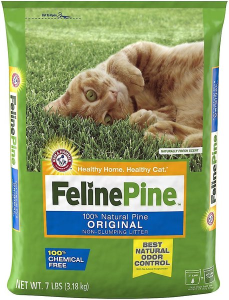 Feline Pine Original Non-Clumping Wood Cat Litter, 7-lb bag slide 1 of 7