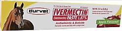 Durvet Ivermectin Paste 1.87% Apple Flavor Horse Dewormer, 6.08-gm tube, 10 count