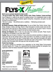 Absorbine FLYS-X Natural Fly Repellent Dog & Livestock Spray, 32-oz bottle, 2 count slide 2 of 3