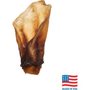 Bones & Chews Made in USA Cow Ears Dog Treats, 2 count