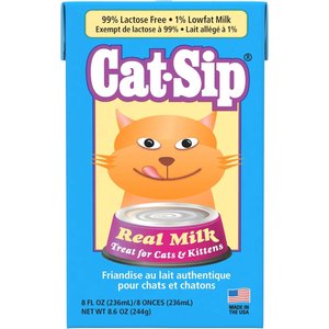PetAg CatSip Liquid Milk Supplement for Cats, 8-oz carton, bundle of 2