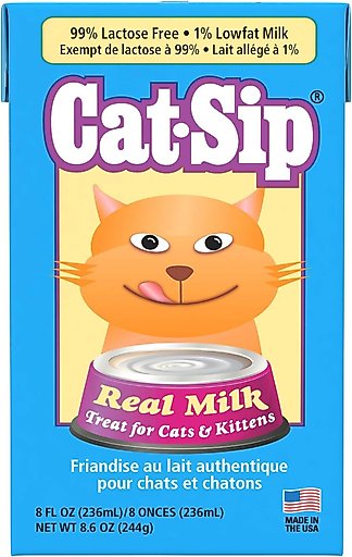 PetAg CatSip Liquid Milk Supplement for Cats, 8-oz carton, bundle of 6