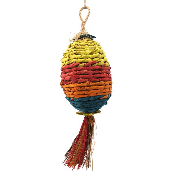 CAITEC Cotton Holiday Wreath Bird Toy, Small 