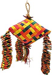 Planet Pleasures Triangle Bouncer Bird Toy, Medium