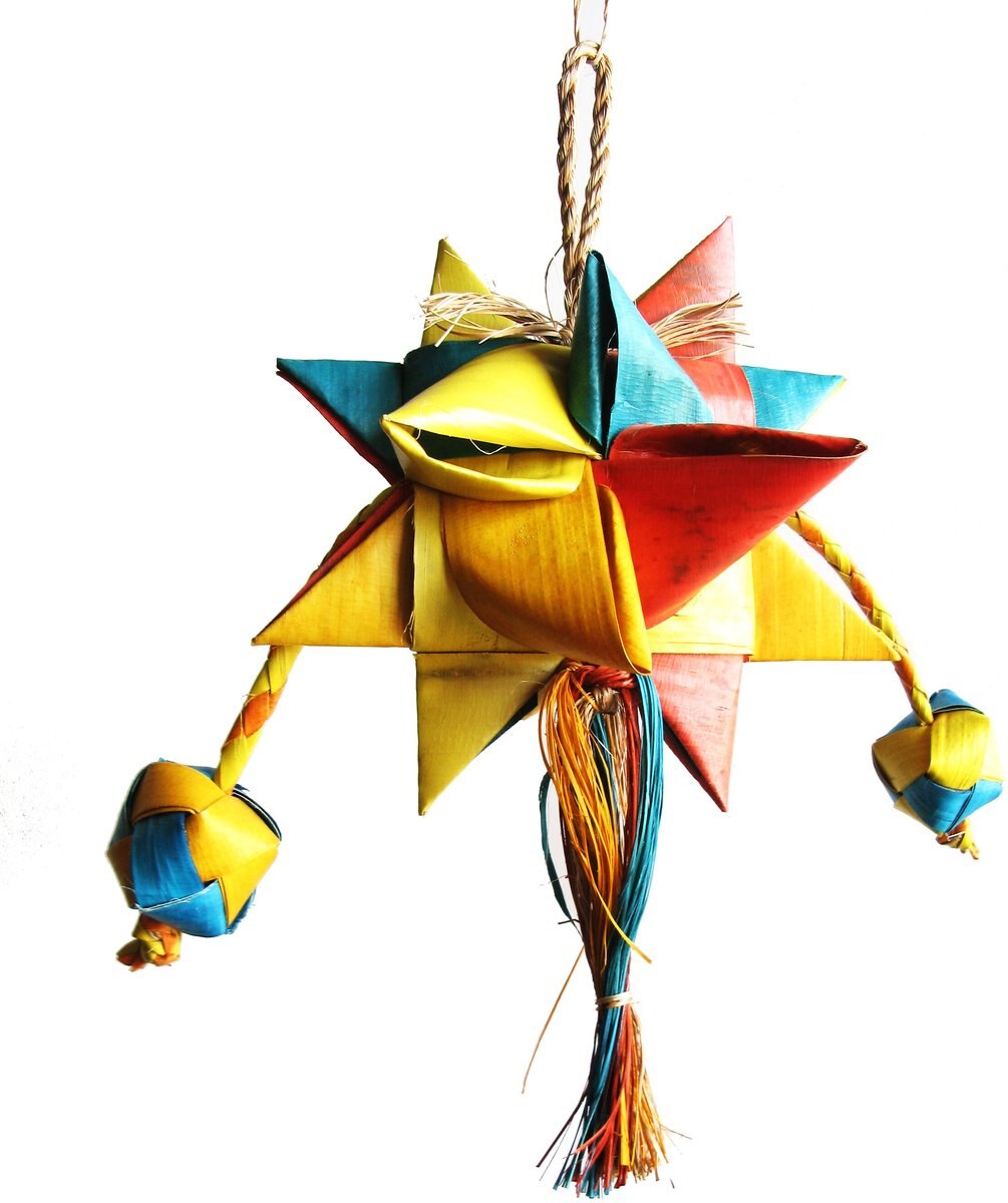 PLEASURES Star & Balls Bird Toy, XLarge