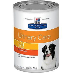 Hill's Prescription Diet c/d Multicare Urinary Care Chicken Flavor Canned Dog Food, 13-oz, case of 24