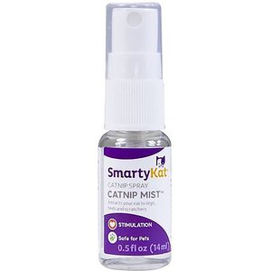 SmartyKat Catnip Mist Spray, 0.5-oz bottle, bundle of 2