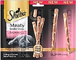 Sheba Meaty Tender Sticks Salmon Flavored Cat Treats, 30 count
