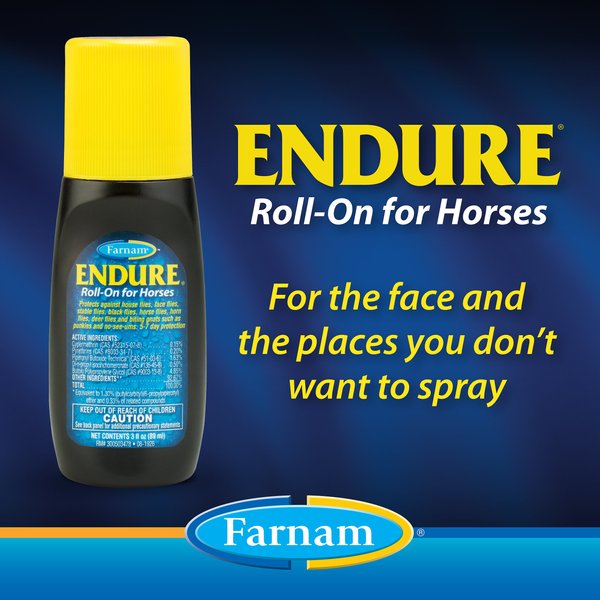 Farnam Endure Horse Roll-On Fly Repellent, 3-oz bottle, bundle of 2 slide 1 of 9