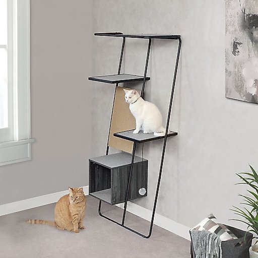 Sauder Baxter Cat Ladder, Misted Elm