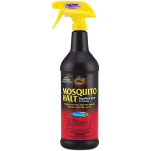 Farnam Mosquito Halt Horse Repellent Spray, 32-oz bottle, bundle of 2