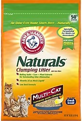 Arm & Hammer Litter Naturals Scented Clumping Corn Cat Litter, 18-lb bag, bundle of 2