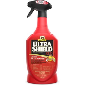 Absorbine Ultrashield Red Insecticide & Repellent Horse Spray, 32-oz bottle, bundle of 2