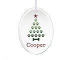 Frisco Christmas Tree Glass Personalized Ornament
