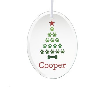 Frisco Christmas Tree Glass Personalized Ornament