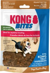 KONG Bites Grain-Free Peanut Butter Dog Treats, 5-oz bag