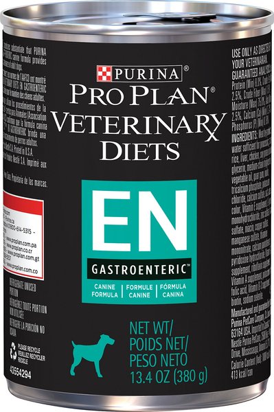 Purina Pro Plan Veterinary Diets EN Gastroenteric Wet Dog Food, 13.4-oz, case of 12, bundle of 2 slide 1 of 11