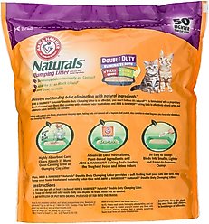 Arm & Hammer Litter Naturals Scented Clumping Corn Cat Litter, 9-lb bag, bundle of 3 slide 2 of 6