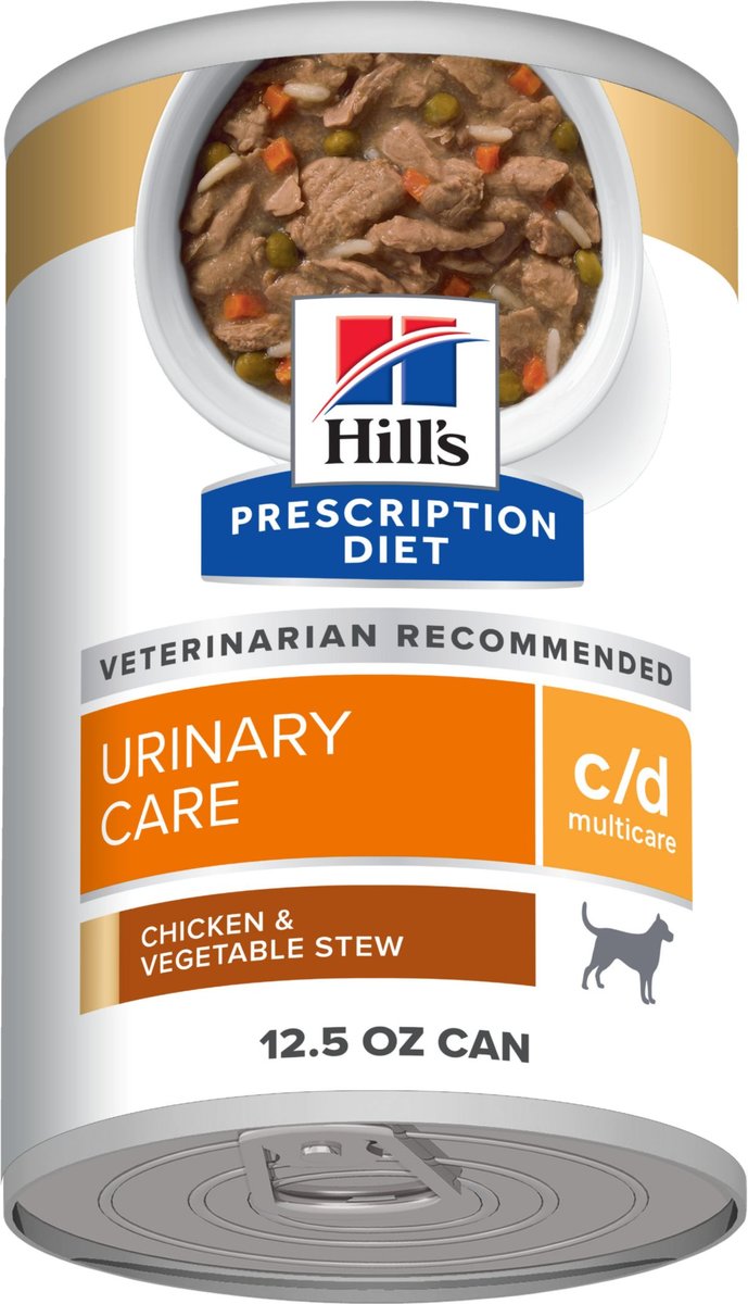 Hills urinary care 2024 canned dog food