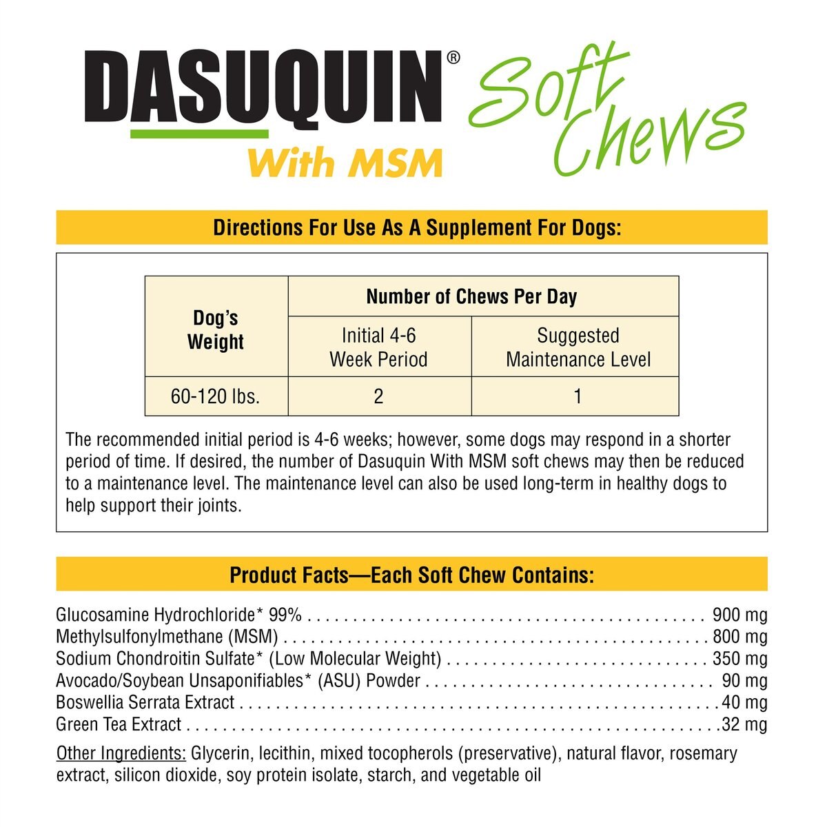 Best price on dasuquin with outlet msm