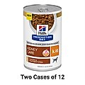 Hill's Prescription Diet k/d Kidney Care Chicken & Vegetable Stew Wet Dog Food, 12.5-oz, case of 24