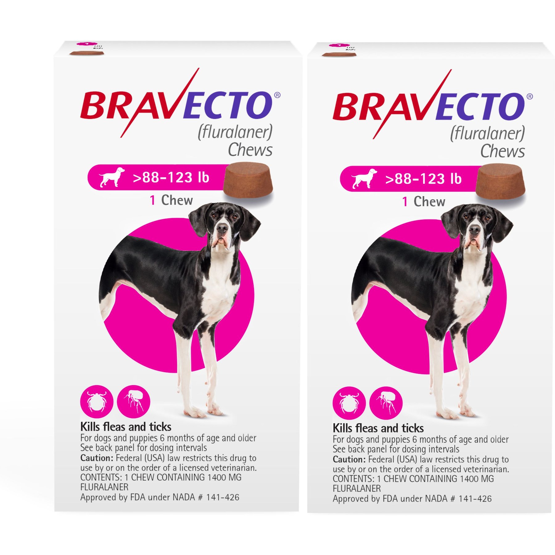 Bravecto flea and tick chew best sale