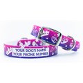 C4 Bling Crowns Waterproof Hypoallergenic Personalized Dog Collar, Small