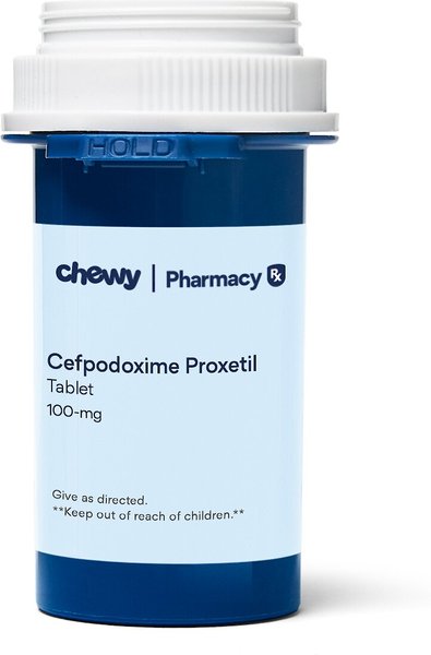 Cefpodoxime Proxetil (Generic) Tablets for Dogs, 30 tablets, 100-mg slide 1 of 4