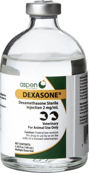 Dexasone (Dexamethasone) Injectable Solution for Horses & Livestock, 100-mL, bundle of 2, 2-mg/mL slide 1 of 3