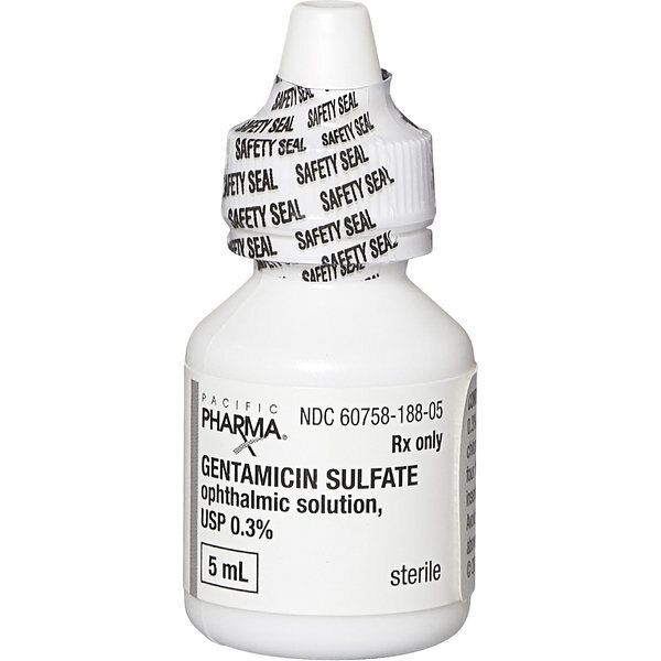 GENTAMICIN (Generic) Ophthalmic Solution 0.3 for Dogs & Cats, 5mL