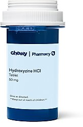 Hydroxyzine HCl (Generic) Tablets, 50-mg, 60 tablets